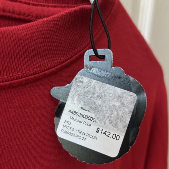 Malbon Presidents Cup United States Souvenir Long Sleeve T-Shirt Red - Picture 9 of 10